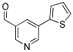 5-(2-THIENYL)NICOTINALDEHYDE CAS#: 342601-29-0