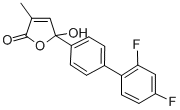5-(2',4'-Difluoro(1,1'-biphenyl)-4-yl)-5-hydroxy-3-methyl-2(5H)-furanone CAS#: 170950-57-9