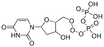 [[5-(2,4-dioxopyrimidin-1-yl)-3-hydroxy-oxolan-2-yl]methoxy-hydroxy-phosphoryl]oxyphosphonic acid CAS#: 4208-67-7