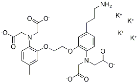 5-(3-AMINOPROPYL)-5'-METHYL-BIS-(2-AMINOPHENOXYMETHYLENE-N,N,N',N'-TETRAACETATE TETRAPOTASSIUM SALT CAS#: 352000-08-9