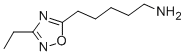 5-(3-ethyl-1,2,4-oxadiazol-5-yl)pentan-1-amine CAS#: 41470-98-8