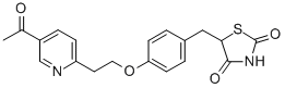 5-[[4-[2-(5-ACETYL-2-PYRIDINYL)ETHOXY]PHENYL]METHYL]-2,4THIAZOLIDINEDIONE CAS#: 146062-45-5