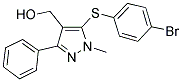 (5-[(4-BROMOPHENYL)SULFANYL]-1-METHYL-3-PHENYL-1H-PYRAZOL-4-YL)METHANOL CAS#: 318247-56-2