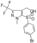 [5-[(4-BROMOPHENYL)SULFONYL]-1-METHYL-3-(TRIFLUOROMETHYL)-1H-PYRAZOL-4-YL]METHANOL CAS#: 318469-36-2