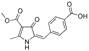 5-(4-CARBOXY-BENZYLIDENE)-2-METHYL-4-OXO-4,5-DIHYDRO-1H-PYRROLE-3-CARBOXYLIC ACID METHYL ESTER CAS#: 354790-87-7