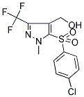 [5-[(4-CHLOROPHENYL)SULFONYL]-1-METHYL-3-(TRIFLUOROMETHYL)-1H-PYRAZOL-4-YL]METHANOL CAS#: 318469-34-0