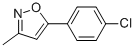 5-(4-Chlorophenyl)-3-methylisoxazole CAS#: 4211-87-4