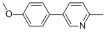 5-(4-METHOXYPHENYL)-2-METHYLPYRIDINE CAS#: 4467-18-9