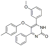 5-(4-Methylphenoxy)-4-phenyl-6-(3-methoxyphenyl)-2(1H)-pyrimidinone CAS#: 42919-59-5