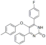 5-(4-Methylphenoxy)-4-phenyl-6-(4-fluorophenyl)-2(1H)-pyrimidinone CAS#: 42919-57-3