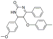 5-(4-Methylphenoxy)-4-phenyl-6-(4-methoxyphenyl)-2(1H)-pyrimidinone CAS#: 42919-58-4