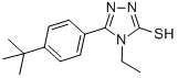 5-(4-TERT-BUTYLPHENYL)-4-ETHYL-4H-1,2,4-TRIAZOLE-3-THIOL CAS#: 174573-98-9