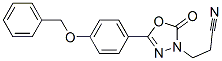 5-(4-(benzyloxy)phenyl)-3-(2-cyanoethyl)-1,3,4-oxadiazol-2(3H)-one CAS#: 147807-20-3