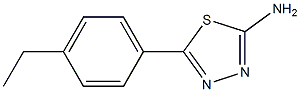 5-(4-ethylphenyl)-1,3,4-thiadiazol-2-amine CAS#: 383130-78-7