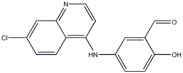 5-[(7-Chloro-4-quinolinyl)amino]-2-hydroxybenzaldehyde CAS#: 172476-18-5