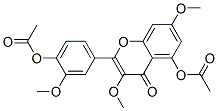 5-(Acetyloxy)-2-[4-(acetyloxy)-3-methoxyphenyl]-3,7-dimethoxy-4H-1-benzopyran-4-one CAS#: 41206-96-6