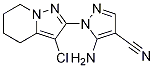 5-Amino-1-(3-chloro-4,5,6,7-tetrahydropyrazolo[1,5-a]pyridin-2-yl)-1H-pyrazole-4-carbonitrile CAS#: 149978-57-4