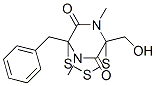 5-Benzyl-1-(hydroxymethyl)-6,8-dimethyl-2,3,4-trithia-6,8-diazabicyclo[3.2.2]nonane-7,9-dione CAS#: 40380-25-4