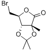 5-Bromo-5-deoxy-2-C-methyl-2,3-O-(1-methylethylidene)-D-ribonic-gamma-lactone CAS#: 157666-07-4