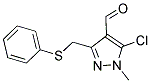 5-CHLORO-1-METHYL-3-[(PHENYLSULFANYL)METHYL]-1H-PYRAZOLE-4-CARBALDEHYDE CAS#: 318234-26-3
