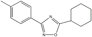 5-CYCLOHEXYL-3-(P-TOLYL)-1,2,4-OXADIAZOLE CAS#: 330828-28-9