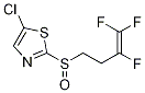 5-Chloro-2-[(3,4,4-trifluoro-3-buten-1-yl)sulfinyl]thiazole CAS#: 318290-97-0