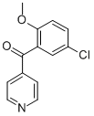 (5-Chloro-2-methoxyphenyl)-4-pyridinyl-methanone CAS#: 329947-10-6