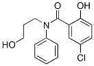 5-Chloro-N-(3-hydroxypropyl)-N-phenylsalicylamide CAS#: 41220-64-8