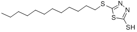5-DODECYLTHIO[1,3,4]THIADIAZOLE-2-THIOL CAS#: 4858-31-5
