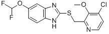 5-(Difluoromethoxy)-2[[(4-chloro-3-methoxy-2-pyridinyl)methyl]-thio]-1H-benzimidazole CAS#: 368890-20-4