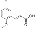 5-FLUORO-2-METHOXYCINNAMIC ACID CAS#: 157518-45-1