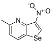 5-Methyl-3-nitroselenopheno[3,2-b]pyridine CAS#: 42602-64-2