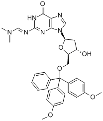 5'-O-(DIMETHOXYTRITYL)-N2-(DIMETHYLAMINOMETHYLIDENE)-3'-DEOXYGUANOSINE CAS#: 172361-60-3