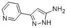 5-PYRIDIN-3-YL-2H-PYRAZOL-3-YLAMINE CAS#: 149246-87-7