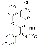 5-Phenoxy-4-(4-methylphenyl)-6-(4-chlorophenyl)-2(1H)-pyrimidinone CAS#: 42919-61-9