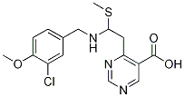 (5-PyriMidinecarboxylicacid, 4-[[(3-chloro-4-Methoxyphenyl)Methyl]aMino]-2-(Methylthio)-,ethyl ester) CAS#: 330785-81-4