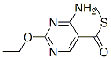 5-Pyrimidinecarbothioicacid,4-amino-2-ethoxy-,S-methylester(9CI) CAS#: 383160-10-9