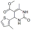 5-Pyrimidinecarboxylicacid,1,2,3,4-tetrahydro-6-methyl-4-(3-methyl-2-thienyl)-2-oxo-,methylester(9CI) CAS#: 395680-71-4