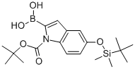 5-(TERT-BUTYLDIMETHYLSILYLOXY)-1H-INDOLE-2-BORONIC ACID, N-BOC PROTECTED 98 CAS#: 335649-61-1