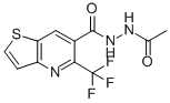 5-(TRIFLUOROMETHYL)THIENO[3,2-B]PYRIDINE-6-CARBOXYLIC ACID, 2-ACETYLHYDRAZIDE CAS#: 390357-07-0