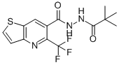 5-(TRIFLUOROMETHYL)THIENO[3,2-B]PYRIDINE-6-CARBOXYLIC ACID, 2-TERT-BUTYLHYDRAZIDE CAS#: 390357-08-1
