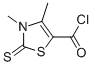 5-Thiazolecarbonyl chloride, 2,3-dihydro-3,4-dimethyl-2-thioxo- (9CI) CAS#: 313514-02-2