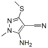 5-amino-3-methylthio-4-cyano-1-methyl-1H pyrazole CAS#: 151291-04-2