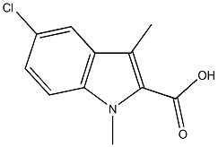 5-chloro-1,3-dimethyl-1H-indole-2-carboxylic acid CAS#: 152088-13-6