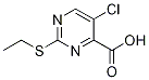 5-chloro-2-(ethylthio)pyrimidine-4-carboxylic acid CAS#: 382610-58-4