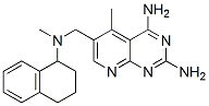 5-methyl-4-[(methyl-tetralin-1-yl-amino)methyl]-2,8,10-triazabicyclo[4 .4.0]deca-1,3,5,7,9-pentaene-7,9-diamine CAS#: 174655-05-1