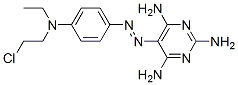 5-[[p-[(2-Chloroethyl)ethylamino]phenyl]azo]pyrimidine-2,4,6-triamine CAS#: 4449-95-0