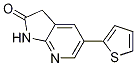 5-(thiophen-2-yl)-1H-pyrrolo[2,3-b]pyridin-2(3H)-one CAS#: 371758-71-3
