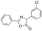 5(4H)-Oxazolone,  4-(3-chlorophenyl)-2-phenyl- CAS#: 334001-71-7
