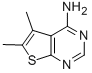 5,6-DIMETHYL-THIENO[2,3-D]PYRIMIDIN-4-YLAMINE CAS#: 4994-89-2